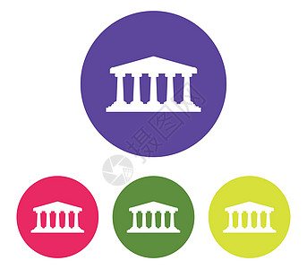 希腊神庙 ico银行大学大理石财富柱子金融文化储蓄艺术插图图片