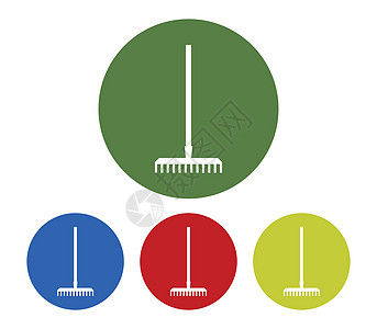 耙图标木柄农场园艺家政插图手工具工具修炼者地面场地图片