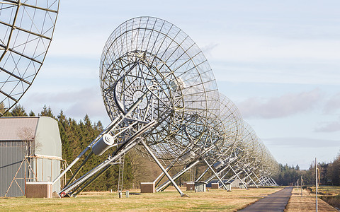 大型阵列射电望远镜天线盘子天文收音机技术全景天文学金属图片