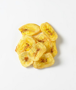 干香蕉薯片高架干果小吃生食食物图片