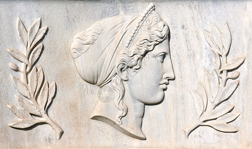 古希腊雕塑纪念碑文化白色入口大理石传统图书馆图片