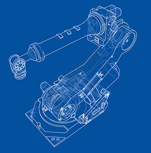 工业机器人机械手 矢量图像创造力活力通讯科学控制电子产品技术力量机器草图图片