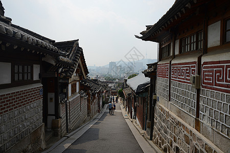 朝鲜老城建筑建筑学旅行街道文化石头城市古董历史景观图片