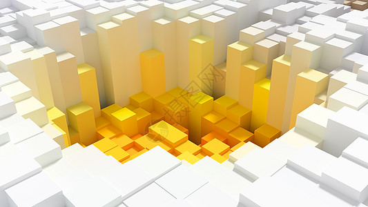不同颜色立方体的抽象背景盒子积木正方形城市阴影砖块3d墙纸房屋网络图片