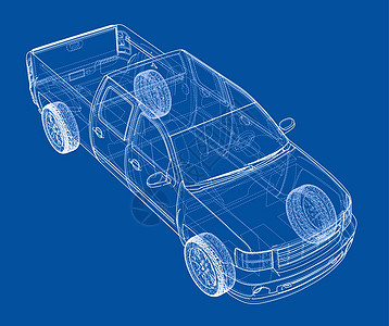 汽车 Suv 绘图轮廓 矢量渲染绘画卡车车轮检查运动运输草稿车辆插图越野车背景图片
