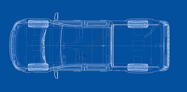 汽车 Suv 绘图轮廓 矢量渲染绘画车轮运动插图草稿运输越野车车辆蓝图卡车图片