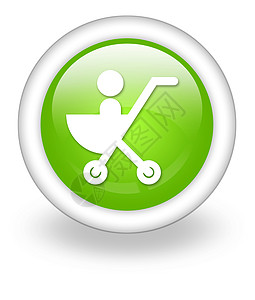 图标 按钮 平方图阵列文字大车孩子婴儿婴儿车纽扣插图指示牌童车象形图片