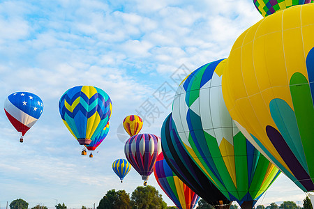 华盛顿东部2017年气球气球节热气球航班乐趣空气节日漂浮天空热气图片