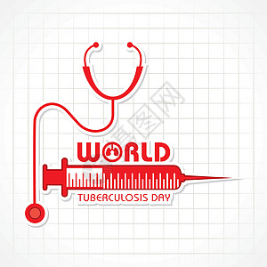 世界结核病日矢量图生物学结核药品诊断解剖学海报世界蓝色警报治愈图片