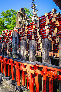 在日本京都的礼品历史旅行神社橙子观光佛教徒旅游牌坊捐款避难所图片