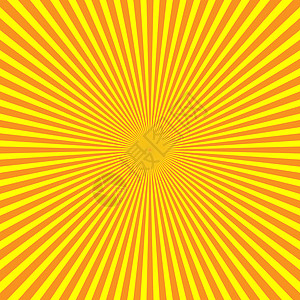 呈放射状排列的橙黄色光线 阳光光束主题 抽象背景图案 它制作图案矢量辐射辉光正方形耀斑星星烧伤活力强光艺术射线图片