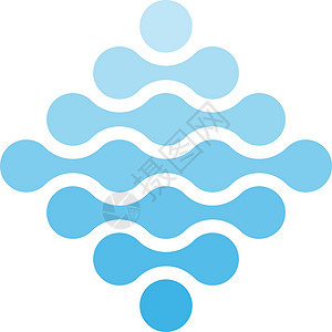 菱形和蓝色阴影形状的连接点 水主题概念 抽象设计元素 它制作图案矢量标识化学商业标志分裂原子创造力圆圈技术生物学背景图片