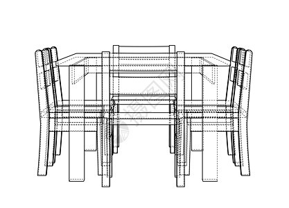 有主席席位的表格 3d 插图会议建造涂鸦饮食家具绘画内阁椅子房间环境背景图片