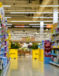 欧洲零售商店的模糊部分 本地超市的Aisle 焦点分散的背景背景销售消费者营养产品生产商业大卖场橙子零售饮食背景图片