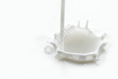 喷洒奶水奶油营养宏观液体流动酸奶飞溅白色运动奶制品图片