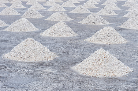 天然盐田热带传统水晶风景水池场地反射香料晴天矿物图片