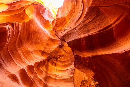 上方蚂蚁峡谷旅行曲线羚羊橙子石头旅游岩石砂岩沙漠地标图片