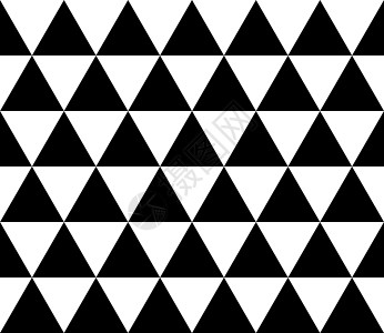 等度三角形的无缝几何图案 Black 和 white 抽象矢量背景图片
