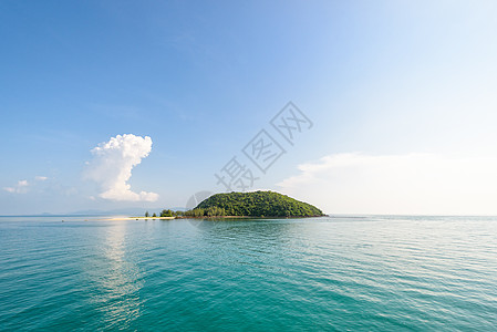 泰国高泰奈岛海岸蓝色支撑地平线海景旅游阳光旅行海岸线海滩图片