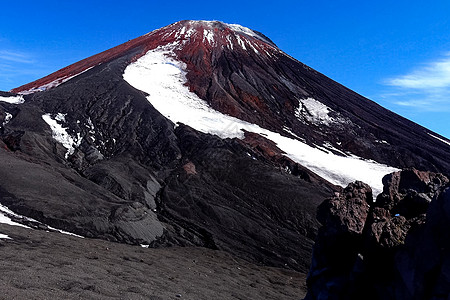 堪察卡的自然性质 堪察卡的山和火山图片