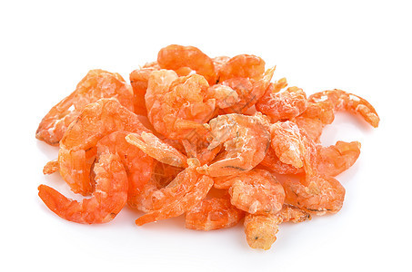 白底虾干虾食物海鲜市场饮食橙子营养白色香料店铺杂货店图片