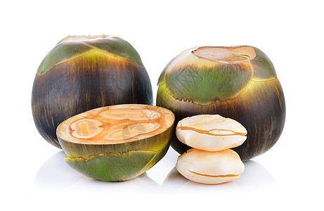 亚洲棕榈 托迪棕榈 白底糖棕榈白色营养植物饮食水果农业热带食物图片