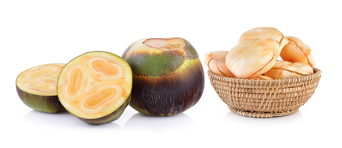 亚洲棕榈 托迪棕榈 白底糖棕榈白色饮食团体营养食物农业植物热带水果图片
