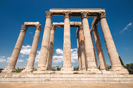 希腊雅典奥林匹亚宙斯圣殿图片