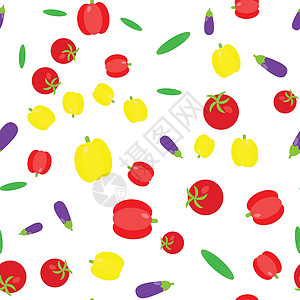 无缝模式 蔬菜套装 黄瓜番茄甜椒墙纸矿物卡通片美食玉米插图烹饪芹菜草图纺织品图片