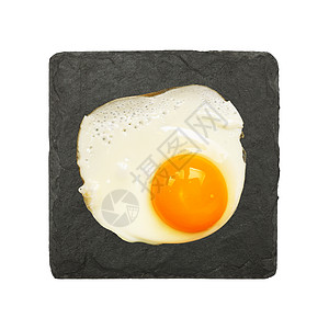 白上孤立的黑板板美食黄色营养石板服务食物木板晴天早餐黑色图片