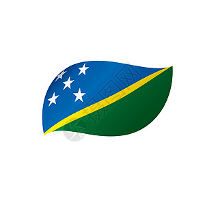 所罗门群岛它制作图案横幅绿色世界自由庆典框架爱国蓝色黄色军旗图片