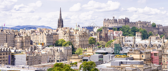 联合王国爱丁堡旅游爬坡天线城市文化天空教会建筑城堡摩天大楼图片
