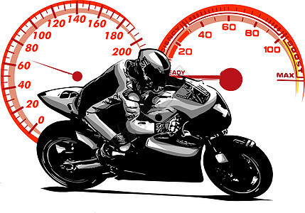 摩托车骑手抽象矢量轮廓 公路摩托车比赛艺术行动乐趣插图自行车赛车手车辆运动速度发动机图片