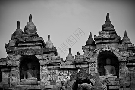 印度尼西亚JogjakartaJogjakarta地标纪念碑遗产宗教佛教徒冥想建筑学传统历史废墟图片