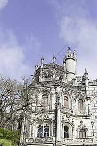 辛特拉的金塔达雷加里耶花园旅游石工历史公园旅行装饰品建筑学艺术历史性图片