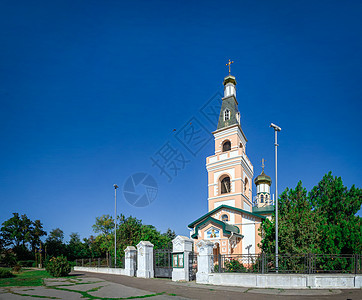 乌克兰奥恰科夫市圣尼古拉斯大教堂建筑上帝宗教城市房子教会寺庙信仰主教景观图片