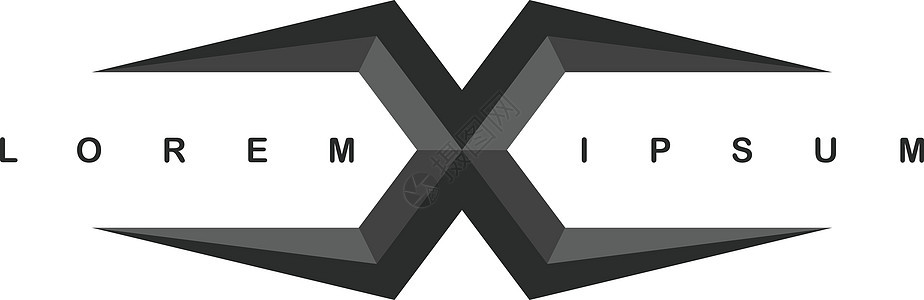 字母 x 标志标识模板品牌身份力量背景图片