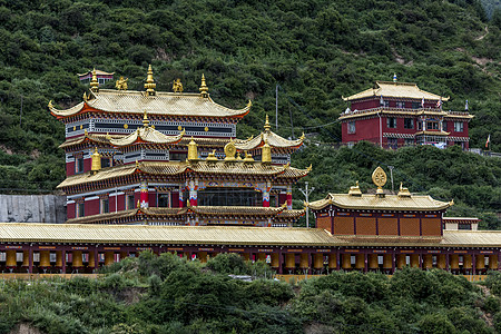 吉伊寺庙旅游旅行寺庙建筑物建筑学建筑经幡高清图片