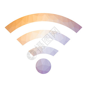 GPRS Logo 无线电波图标 无线网络在白色背景上孤立的符号图片