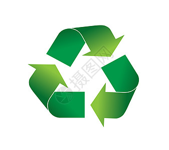绿色回收利用标识图标插图图片