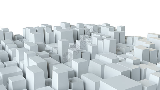抽象的白色立方体墙背景建筑学3d数字盒子墙纸计算机角落建造业图像密度图片
