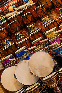 土耳其族大鼓Darbuka的形象乐器干扰音乐音乐会民间皮革团体图片