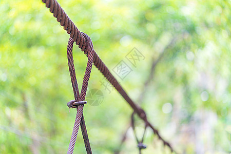 桥上的钢铁绳线生命线背景旅行钢丝绳夹子索具金属热带夹钳绳索电缆图片