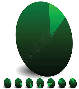 旋转空雷达屏幕或声纳显示器 分段圆圆圈扫描仪定位扫描器圆形信号绿色透明度扫描监视器图片