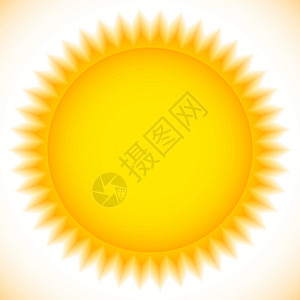 太阳的图形在白色上被孤立 夏天 阳光明媚的天气 幸福热带插图射线黄色气候晒黑气象橙子来源环境图片