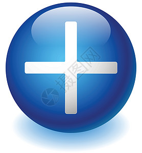 双色十字架标识添加扩张高清图片