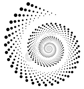 白体上的抽象点形电流 蜗牛元素白色催眠径向螺旋涡流抽象派光学操作圆圈蜗壳图片