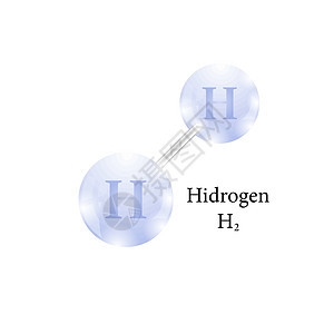 Hidrogen分子 定期表格的化学元素图片