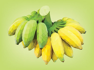 栽培香蕉半熟和未撕裂图片