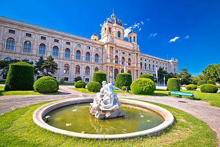 广场 维也纳建筑和自然历史性帝国城市首都博物馆旅行游客玫瑰天线旅游图片